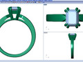 Помолвочное кольцо с бриллиантом Radiant Shape CAD Design CC118 115532