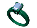 Помолвочное кольцо с бриллиантом Radiant Shape CAD Design CC118 115532