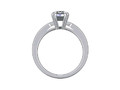 Помолвочное кольцо с бриллиантом Radiant Shape CAD Design CC118 115532