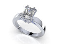 Помолвочное кольцо с бриллиантом Radiant Shape CAD Design CC118 115532