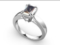Помолвочное кольцо с бриллиантом Radiant Shape CAD Design CC118 115532