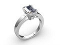 Помолвочное кольцо с бриллиантом Radiant Shape CAD Design CC118 115532