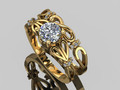 GC GOLD Y306- Золотое кольцо с бриллиантом 116492