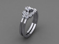 Винтажный свадебный комплект Ring 01 139792