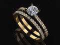 GC GOLD Y314- Золотое кольцо с бриллиантом 116500