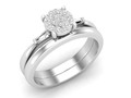 Ювелирное кольцо и браслет с бриллиантами для женщины 134166