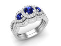 Diamond Ladies Swirl Bridal Set Помолвочное кольцо 171292