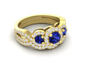 Diamond Ladies Swirl Bridal Set Помолвочное кольцо 171292