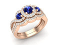 Diamond Ladies Swirl Bridal Set Помолвочное кольцо 171292