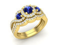 Diamond Ladies Swirl Bridal Set Помолвочное кольцо 171292