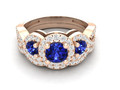 Diamond Ladies Swirl Bridal Set Помолвочное кольцо 171292