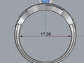 53 Band ring  print model 114237