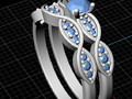 53 Band ring  print model 114237