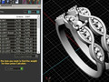 53 Band ring  print model 114237