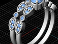 54 Band ring  print model 114238