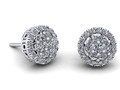 Серьги-гвоздики Accent Model Print 86794