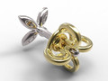 Серьги Ear Stud gold 779