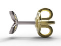 Серьги Ear Stud gold 779
