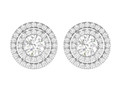 Женские круглые серьги m stl визуализация детали 126740