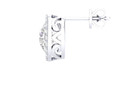 Женские круглые серьги m stl визуализация детали 126752