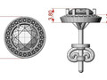 Серьги 11345