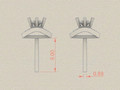 278 Diamond Earring 125523