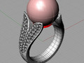 Кольцо с жемчугом anello perla thai AP11 138504