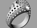 Кольцо с жемчужными бриллиантами anello con perla thaiti diamanti AP27 138516