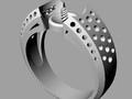 Кольцо с жемчужными бриллиантами anello co perla thaiti diamanti AP15 138517