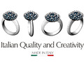 Кольцо с жемчужными бриллиантами anello co perla thaiti diamanti AP15 138517