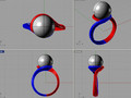 Кольцо perl anello perla thai AP06 138148