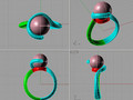 Кольцо perl anello perla thai AP07 138149