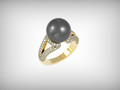 кольцо с жемчугом Mikimoto 3д 3д 176568
