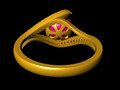 BJ LADIES RING 7 73924