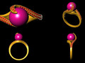 BJ LADIES RING 7 73924