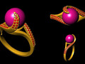 BJ LADIES RING 7 73924