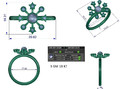 Коктейльные кольца высокого ювелирного искусства m stl render 1 details 173302