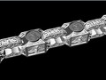 мужская цепочка и браслет 3D 141867