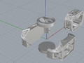 мужская цепочка и браслет 3D 141867