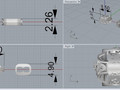 мужская цепочка и браслет 3D 141867