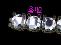 Бриллиантовый теннисный браслет 3MM Link 3D 105815