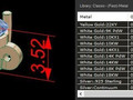 Бриллиантовый теннисный браслет 3MM Link 3D 105815