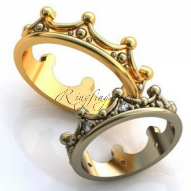 Кольцо для венчания - Корона принцессы